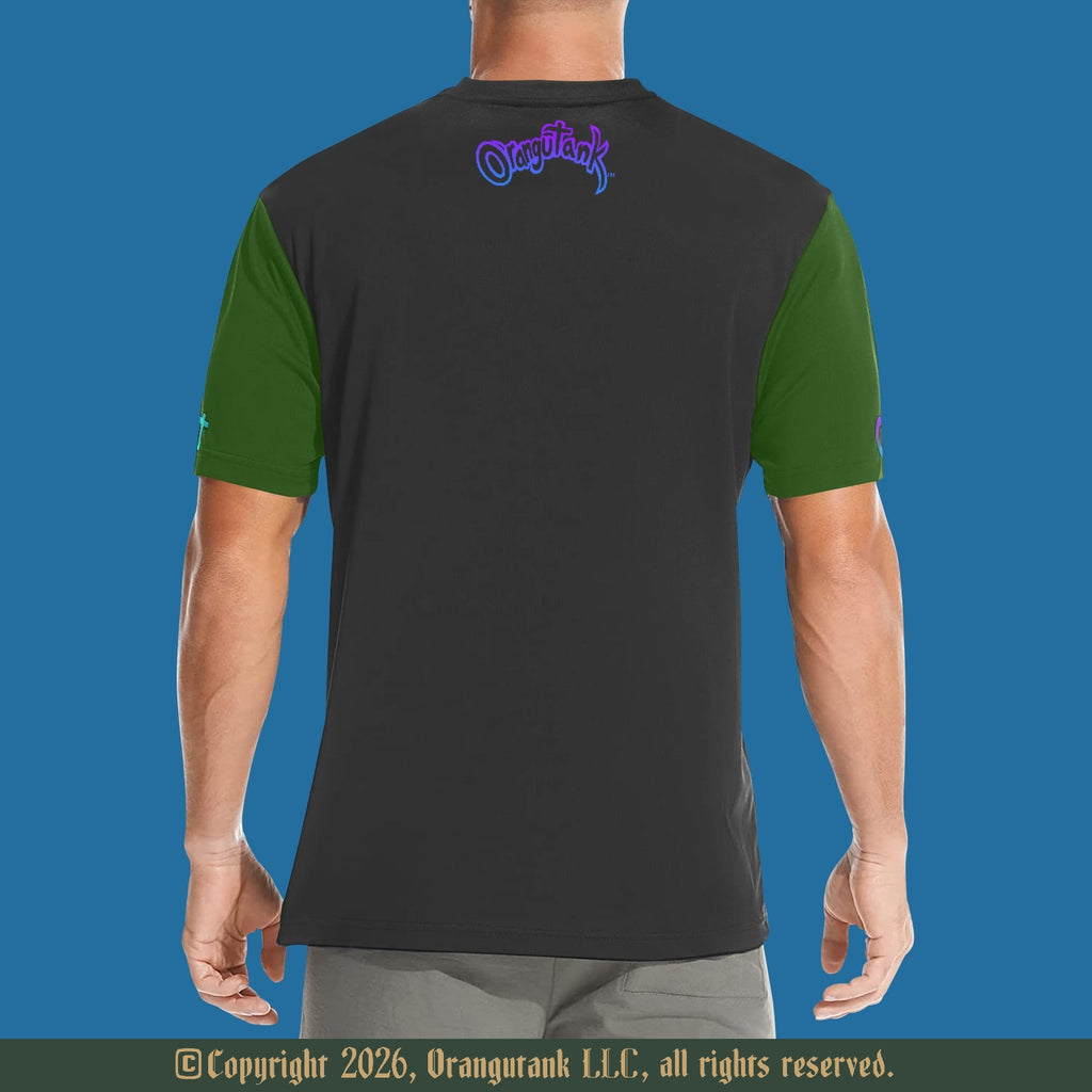 Calm Self Down - Funny Adult Unisex Designer All-Over-Print Crew Neck T-Shirt