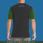Calm Self Down - Funny Adult Unisex Designer All-Over-Print Crew Neck T-Shirt