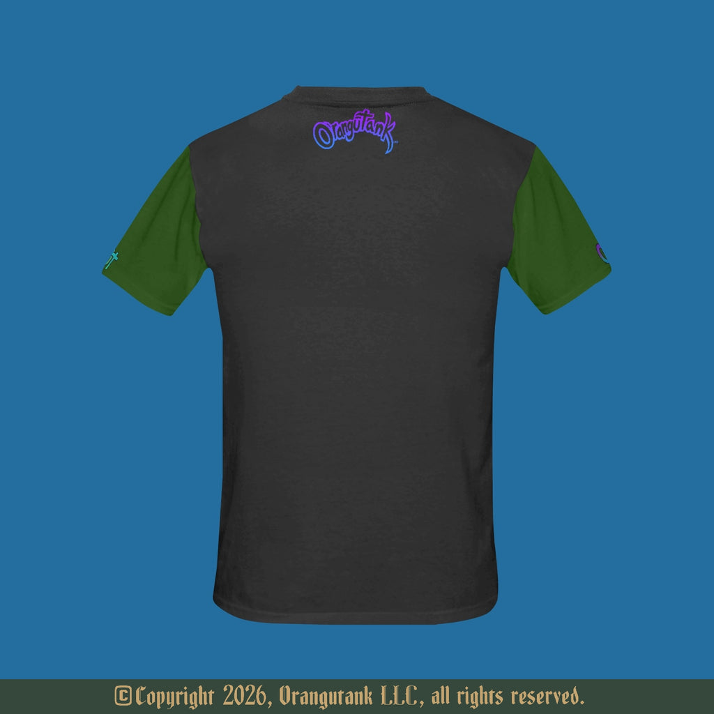 Calm Self Down - Funny Adult Unisex Designer All-Over-Print Crew Neck T-Shirt