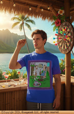Celebratin' Alcohol - Unique Designer Adult Unisex All-Over-Print Quick Drying Crew Neck T-Shirt