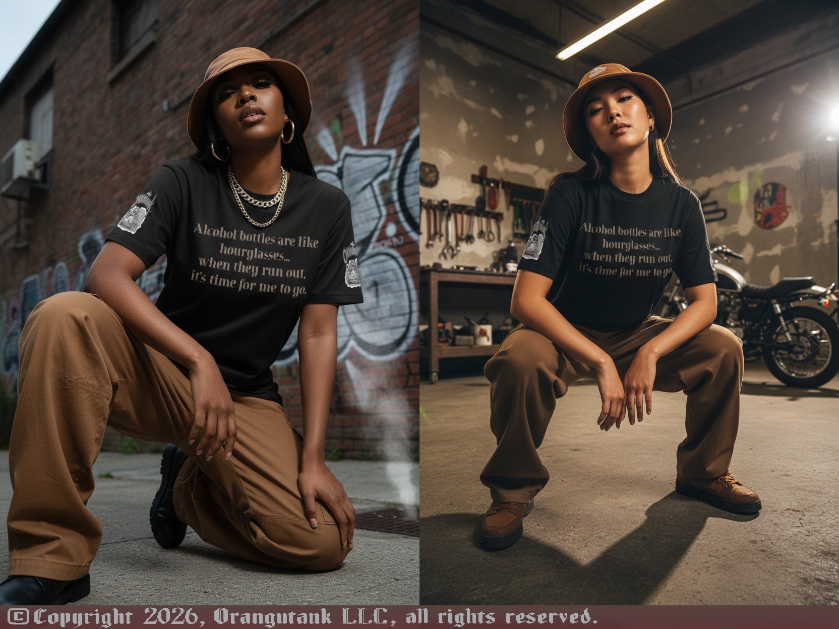 Hourglass Bottles - Designer All Over Print Adult Unisex Quick Drying Crew Neck T-Shirt