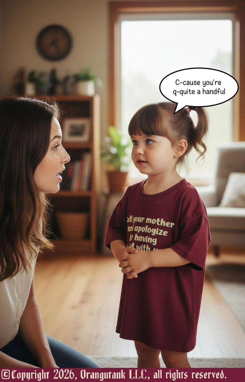 Call Your Mother - Unique Designer Adult Unisex Quick Drying Crew Neck T-Shirt