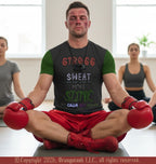 Calm Self Down - Funny Adult Unisex Designer All-Over-Print Crew Neck T-Shirt