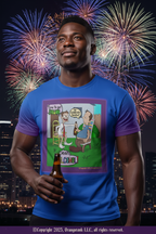 Celebratin' Alcohol - Unique Designer Adult Unisex All-Over-Print Quick Drying Crew Neck T-Shirt