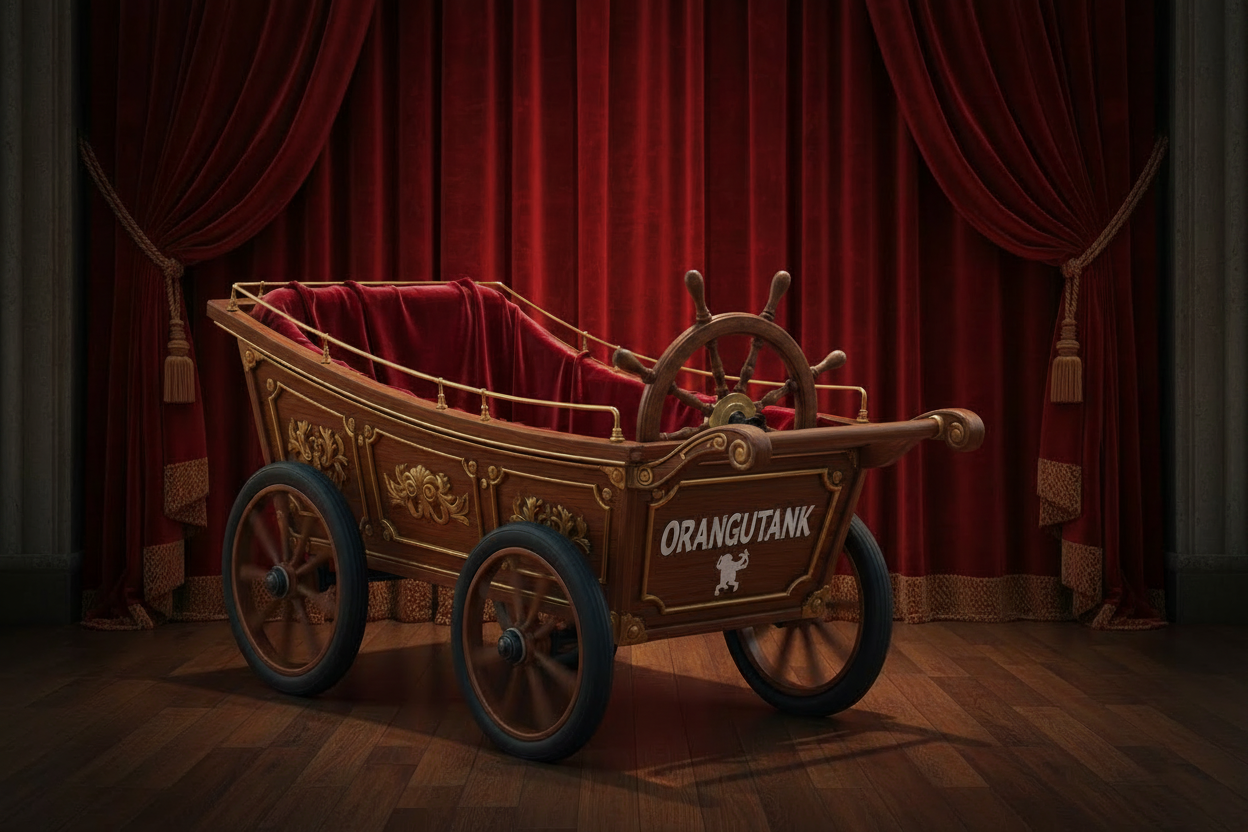 Orangutank Cart with Interior Helm